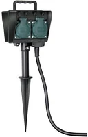 Brennenstuhl 1154440 Kerti elosztó 4 részes fekete kép