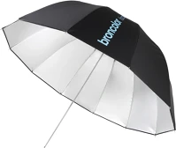 Broncolor 33.576.00 Focus 110 ernyő (ezüst/fekete)  110  cm (43,3