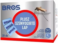 Bros LAPKA-001263 szúnyogirtó utántöltő lapka elektromos készülékhez, 20 db, max. 12 kép