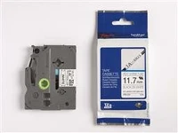 Brother HSE231 Festékszalag  p-touch, 11,7 mm fehér alapon fekete, zsugorcsöves kép