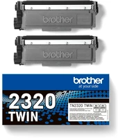 Brother TN2320TWIN Black toner kép