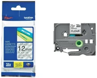 Brother TZE131 Feliratozógép szalag,   12mmx8m original fekete/átlátszó kép