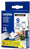 Brother TZE-223 Festékszalag  p-touch 9mm blue on white kép