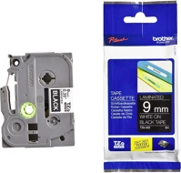 Brother TZE325 Feliratozógép szalag,   9mmx8m original fehér/fekete kép