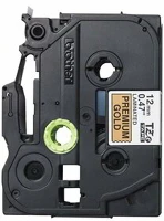 Brother TZEPR831 Tape  12mm black on premium gold kép