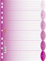 Brunnen 106659426 A4 6 részes pink műanyag regiszter kép