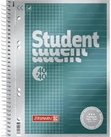 Brunnen DUO A5 40+40 LAP Premium duo a5 40+40 lap kockás és vonalas spirálfüzet kép