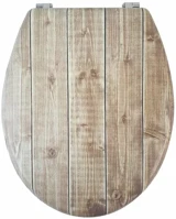 Bt DA503XSZBA5999558940706 Bath duck wc ülőke, mdf, fa mintázatú kép
