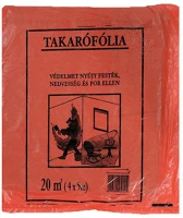 Bt DA503XSZHT5999540450114 Takarófólia vékony piros 4x5m kép