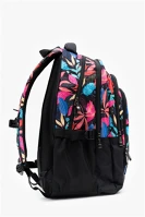 Budmil 10110183 10110183 rózsaszín-lila mintás ovális hátitáska kép