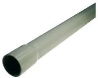 Budvill CSŐ0040 Müii tokozott 2,5m 16mm-külsőátmérő szürke merev védőcső kép