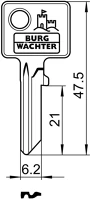 <span itemprop='brand'>Burg wachter</span> <span itemprop='sku'>65 r nyerskulcs</span>