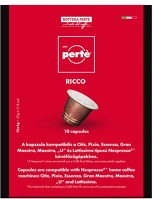 Caffe perte NES002 Kávékapszula  ricco 10 darab/doboz kép