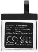 Cameron sino CS-AMT190SH Amazfit gtr (47 mm), akkumulátor, 400 mah, li-polymer, kompatibilis kép