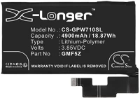 Cameron sino CS-GPW710SL Google pixel 7 pro, akkumulátor, 4900 mah, li-polymer, kompatibilis kép