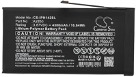 Cameron sino CS-IPH142SL Apple iphone 14 plus, akkumulátor, 4300 mah, li-polymer, kompatibilis kép