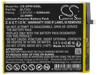 Cameron sino CS-OPR105SL Realme pad mini, akkumulátor, 6200 mah, li-polymer, kompatibilis kép