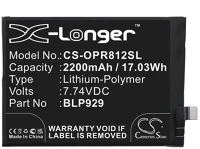 Cameron sino CS-OPR812SL Oppo reno8 pro / reno8 pro plus, akkumulátor, 2200 mah, li-polymer kép