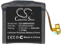 Cameron sino cs-smr840sh CAMERON SINO Li-Polymer akku (beépítése szakértelmet igény, 3,85V / 330 mAh, Samsung EB-BR840ABY kompatibilis)