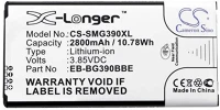 Cameron sino EB-BG390BBE / EB-BG390BBEGWW Samsung galaxy xcover 4 / 4s sm-g390f / g398f, akkumulátor, 2800 mah, li-ion kép