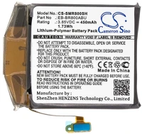 Cameron sino EB-BR800ABU / GH43-04855A Samsung galaxy watch (46mm) sm-r800 / r805, akkumulátor, 450 mah, li-polymer kép