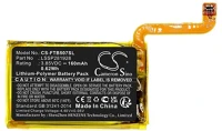 Cameron sino FB507, LSSP281928 Fitbit versa 2, akkumulátor, 160 mah, li-polymer, kompatibilis kép