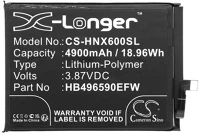 Cameron sino HB496590EFW, 24023623 Huawei honor x6 / x7 / x8 5g, akkumulátor, 4900 mah, li-polymer, kompatibilis kép