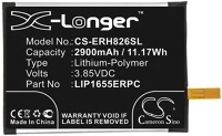 Cameron sino LIP1655ERPC Sony xperia xz2, akkumulátor, 2900 mah, li-polymer, kompatibilis kép