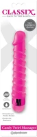 Candy H05PIPE197811 Twirl massager  pink