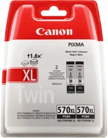 Canon 10003578 Pgi-570xl fekete eredeti tintapatron duplacsomag kép