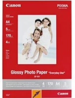 Canon 0775B076 Gp-501 fényes fotópapír (a4, 5 lap, 170g) kép