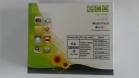 Canon 2934B010FUEC2 Utángyártott  cli-521 tintapatron multipack bkcmy 5 db-os  ecopixel kép