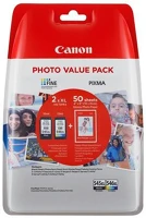 Canon 8286B011/8286B006 pixma mg2450, 2550 nyomtatókhoz, canon, b+c + gp501 (50 lap 10x15) papír kép