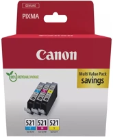 Canon CLI-521 C/M/Y Cli-521 c/m/y (3x9 ml) tintapatron multipack kép