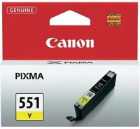 Canon COR_TJCBCLI551Y Cli-551y tintapatron pixma ip7250, mg5450 nyomtatókhoz, sárga, 7ml kép