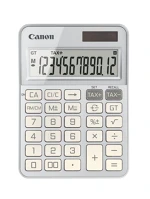 Canon KS-125KB Ks-125kb számológép, napelemes + elemes, ezüst kép
