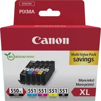 Canon PGI-550XL/CLI-551 Pgi-550xl/cli-551 eredeti tintapatron multipack kép