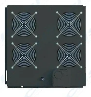 Canovate CSA-9-2001 Canovate ventillátoregység 2 ventillátorral, kapcsolóval állószekrényekhez thermostattal kép