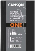 Canson C200005567 One 10,2x15,2 cm, álló, 100 g/m2, ragasztott fehér rajzpapírfüzet kép