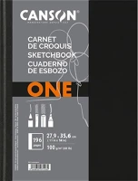 Canson C200006424 One 27,9x35,6 cm, álló, 100 g/m2, ragasztott fehér rajzpapírfüzet kép