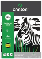 Canson CAP6666-859 Student a4 10ív  fekete fotókarton blokk kép