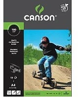 Canson CAP6666-866 Student  a3 10ív fekete fotókarton blokk kép