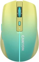 Canyon CNS-CMSW44UA Wireless mouse yellow blue kép