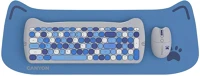 Canyon CNS-HSETW6BL-HU Wireless keyboard combo kitty edition blue hu kép