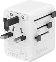 Canyon CNS-TA70W1006W Intour travel 70w univerzális hálózati töltő adapter fehér kép