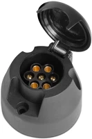 Carguard 54940 7 pólusú utánfutó csatlakozó aljzat - 12v kép