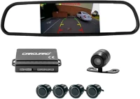 Carguard 55072-10 Tolatókamera és radar szett - kijelzős visszapillantóval () kép