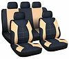 Carguard 55672DR 55672dr autós üléshuzat szett - drapp / fekete - 9 db-os kép