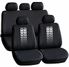 Carguard 55672GY 55672gy autós üléshuzat szett - szürke / fekete - 9 db-os kép