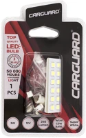 Carguard CLD313 20 x 60 mm (W5W, C5W, BA9S) - 240 lm - can-bus - SMD - 3W - 12V kép